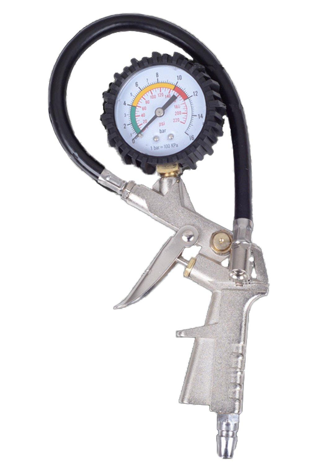 

AFROMARKET Air Chuck Air Air Grip Air Pressure Air Adjustment Gun, Gauge, Pump, Car/Motorcycle Hose, Monitor, Release, чорний