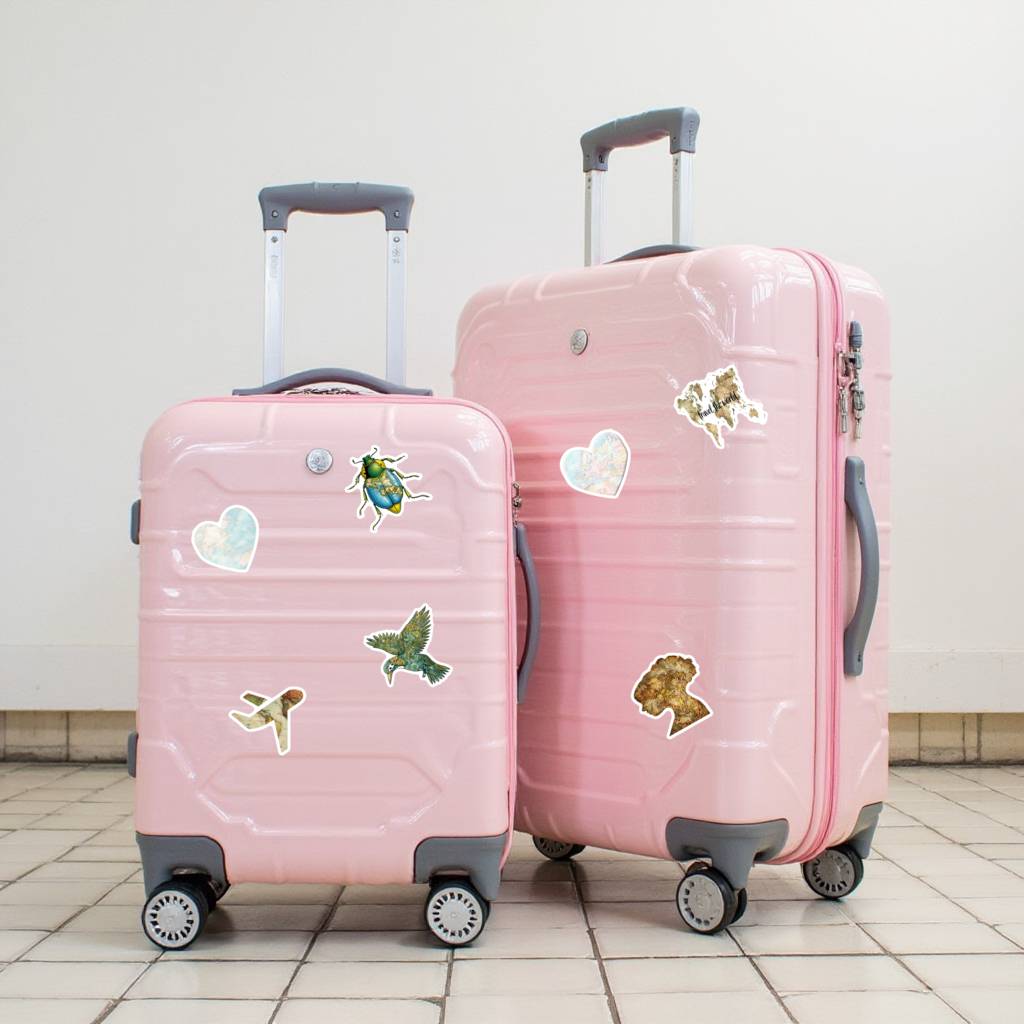 35pcs-50pcs Artistic Photography Stickers Vintage Adventure Wanderlust Stickers Nature Stickers For Guitar DIY Skateboard