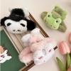 2024 Neue Elegante Cartoon Plüsch Haarspange für Frauen Vintage Haarspangen Kinder Haaraccessoires Süße Party Kopfbedeckung Geschenk