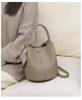 2025 Women's Genuine Leather Crossbody Bucket Handbag: High-End Spring/Autumn Collection