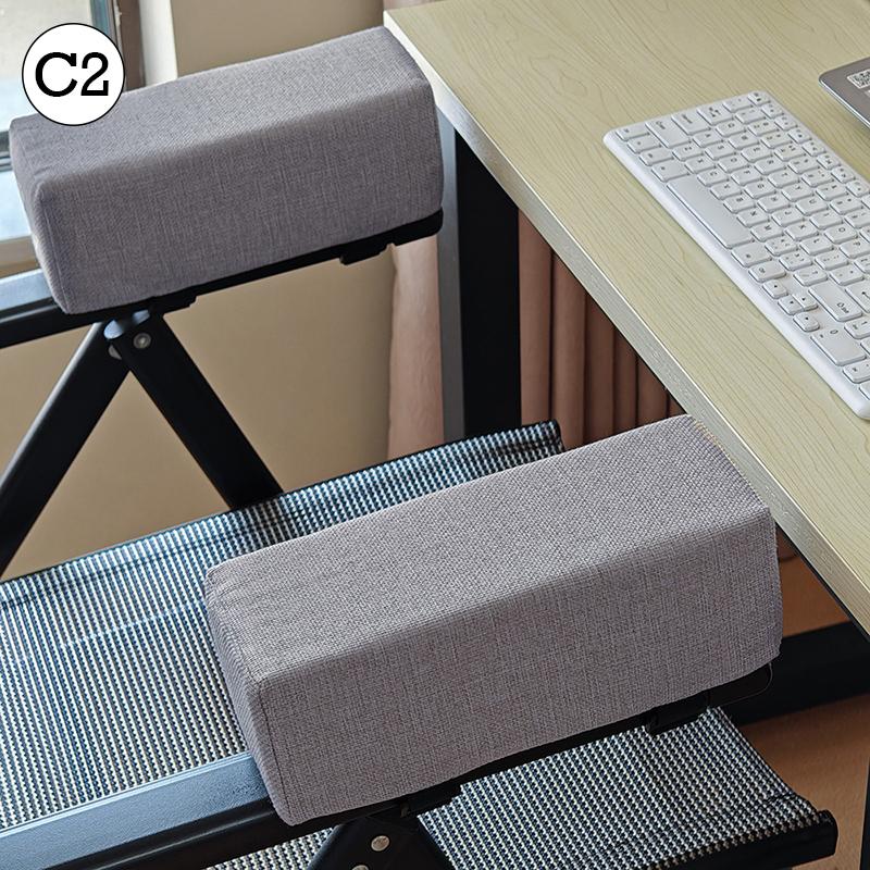 Cotton Linen Foam Elbow Pillow Chair Armrest Pad Support Arm Rest for Office Gaming Chair Armrest Chair Cushion Pad Elbow Relief