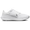 Nike Air Zoom Pegasus 40 Women White Pure Platinum Metallic Silver Running Shoes DV3854-101