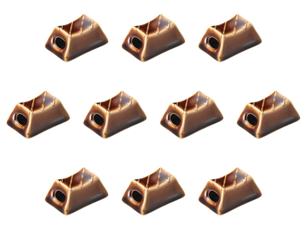 Set of 10 Ameichichinko Chopstick Rests x x 2 Chopstick Rests Setomonohonpo [4.3 2.7 cm]