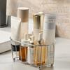 Stainless Steel Storage Basket Rustproof Quick Drain Design For Bathroom Organizing Skincare Cosmetics