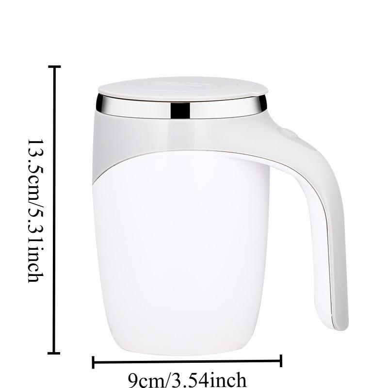 1Pc Coffee Mixing Cup Lazy Automatic Electric Magnetic Rotation Milk Brewing Beverage Mug Safety Material