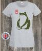Grumpy Tea Toad T Shirt Hoji Japanese Woodblock Art Grey T Shirt,unisex Fitted