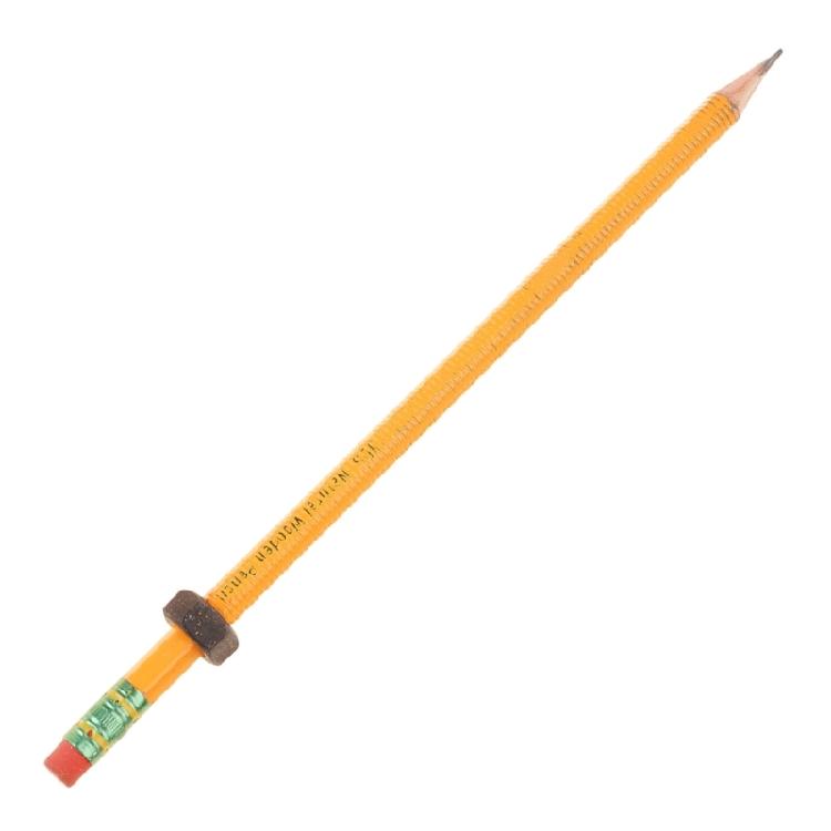 

Wooden Sensory Threaded Pencil with Sliding Nut Anxiety Relief Focusing Tool For Kids Adults Home Office School Supplies