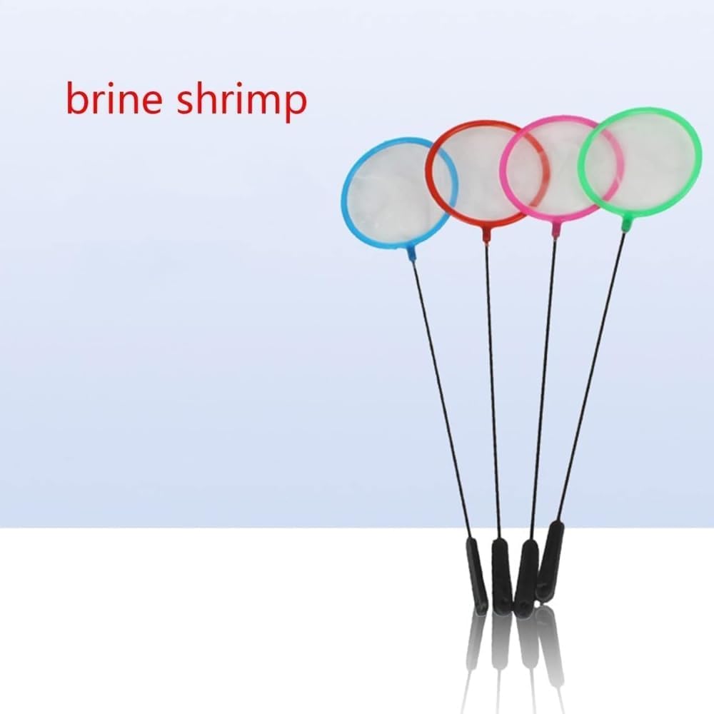 Aquarium Fish Net, 7.6 cm Fine Mesh, Small Tank Skimmer, with 23 cm Long Handle Aquarium Net Fine Mesh Small