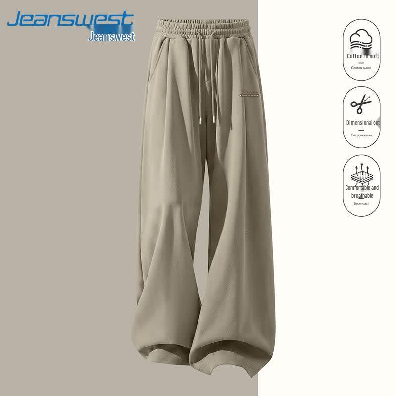 Jeanswest Men's Retro Straight-Leg Sweatpants