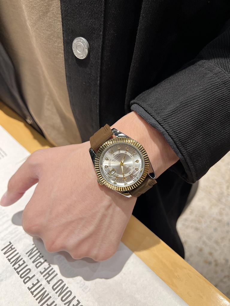 Hochwertiges Uhren-Silikonarmband von guter Marke für Digital-/Sport-Anzeigestil Kompatibel für Analog-Dress-Anzeigestil Breit R