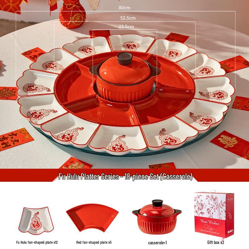 ZISIZ New Year Reunion Dinnerware Set