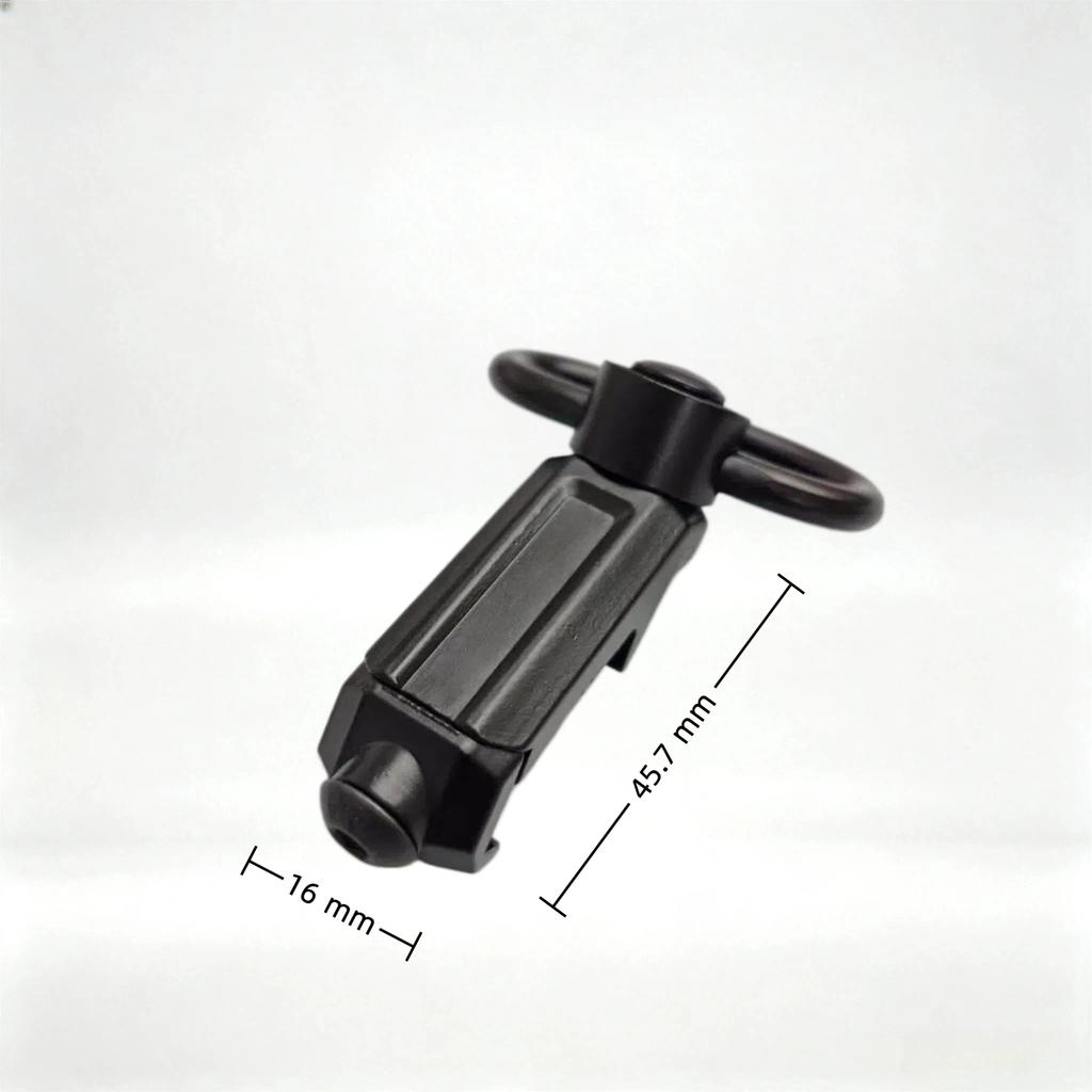 Metal QD Sling Swivel Quick Detach Buckle Adapter 20mm Picatinny Mlok Rail Mount Base AR15 GBB Airsoft Hunting Accessories2