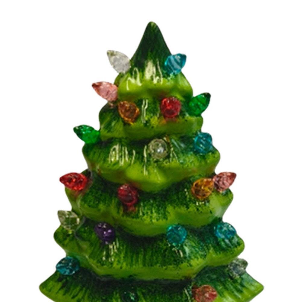 Christmas Tree Night Light with ON/Off Switch Vintage Christmas Nightlight Plug In Decorative Retro Christmas Tree Wall Light