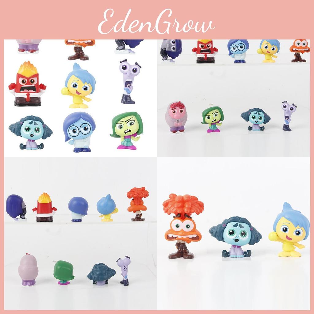 Inside Out Whimsical Q Version Pvc Figurines Set For Creative And Playtime Fun