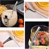 Bombilla Mate Yerba, 2 Pack Bombilla Yerba Mate Straw Filter, 2 In 1 Metal Straws Reble 304 Food-Grade Short Stainless Steel Straws Spoon Straw 6.2
