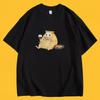 Kawaii Hamster Mask TShirt Aesthetic Animal Graphic Tee Summer Short Sleeve Harajuku Style Cute Pet Lover Gift Trendy Girl Tops