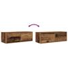 TV Cabinets 2 pcs Rustic Wood Look 80 x 31 x 25.5 cm Engineered Wood