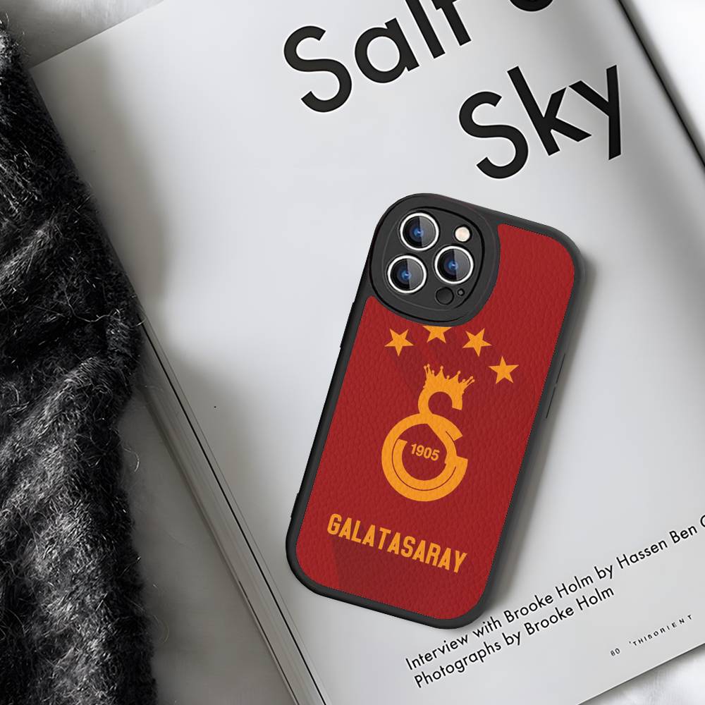 1 Stück Klassische G-galatasaray-C-club Handyhülle Für IPhone 15 14 13 12 11 16 Pro Max Plus Leder Weiche Hülle