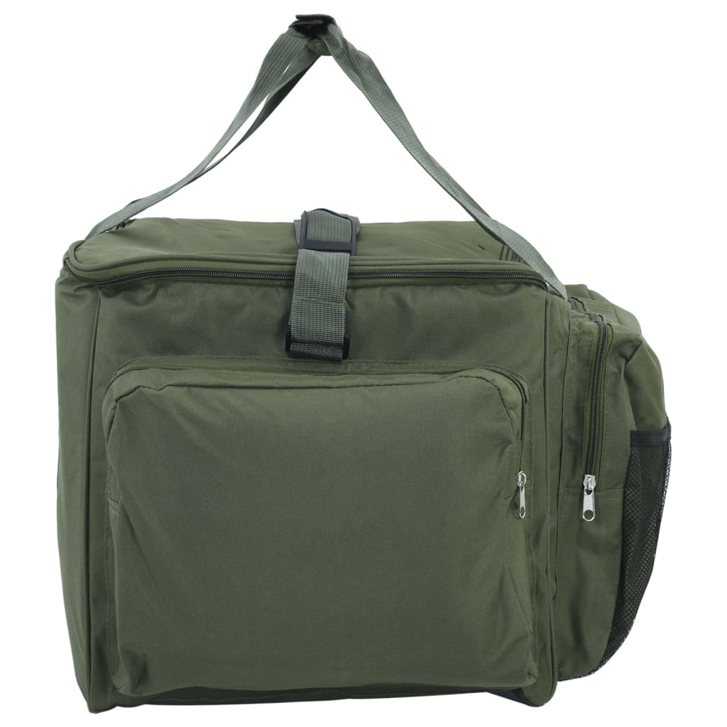 Vidaxl Fishing Bag, Waterproof, Dark Green, Oxford Fabric