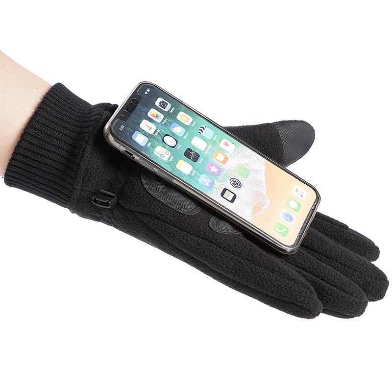 Unisex Winter Warm Fleece Touchscreen Gloves