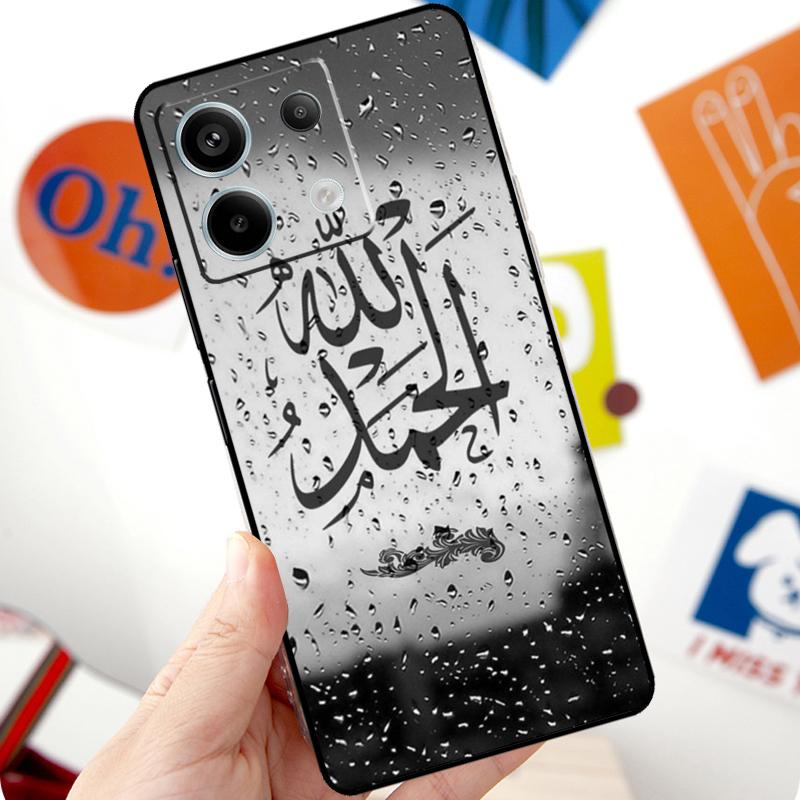 Arabic Quran Islamic Quotes Muslim Funda For Xiaomi Redmi Note 14 13 10 11 12 Pro 11S 12S Case For Redmi 15 14C 10C 12C 13C 15C