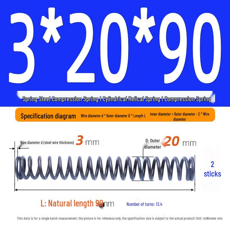 Compression Spring Y-Type Shock Absorbing Coil 3*16/17/18/19/20