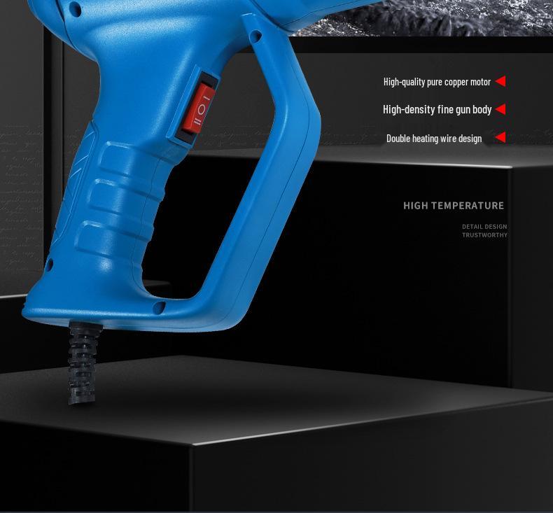 2000W Adjustable Temperature Industrial Hot Air Gun with Digital Display for Car Film Baking, 110V/220V