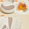 Fleece dad shoes women's platform high-top casual shoes winter ins sports warm cotton shoes Q