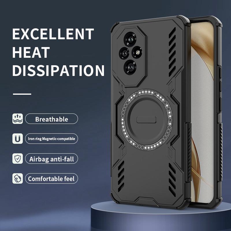 For Honor 200 5G Case For Honor 200 Cover Airflow Channels Heat Dissipation Shockproof Phone Bumper