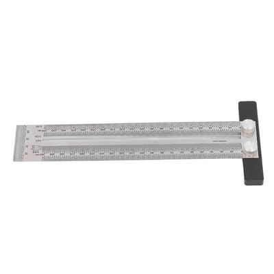 Measuring Length 200mm Carpenter T Ruler Silver Measuring Gauge  Industrial Layouts