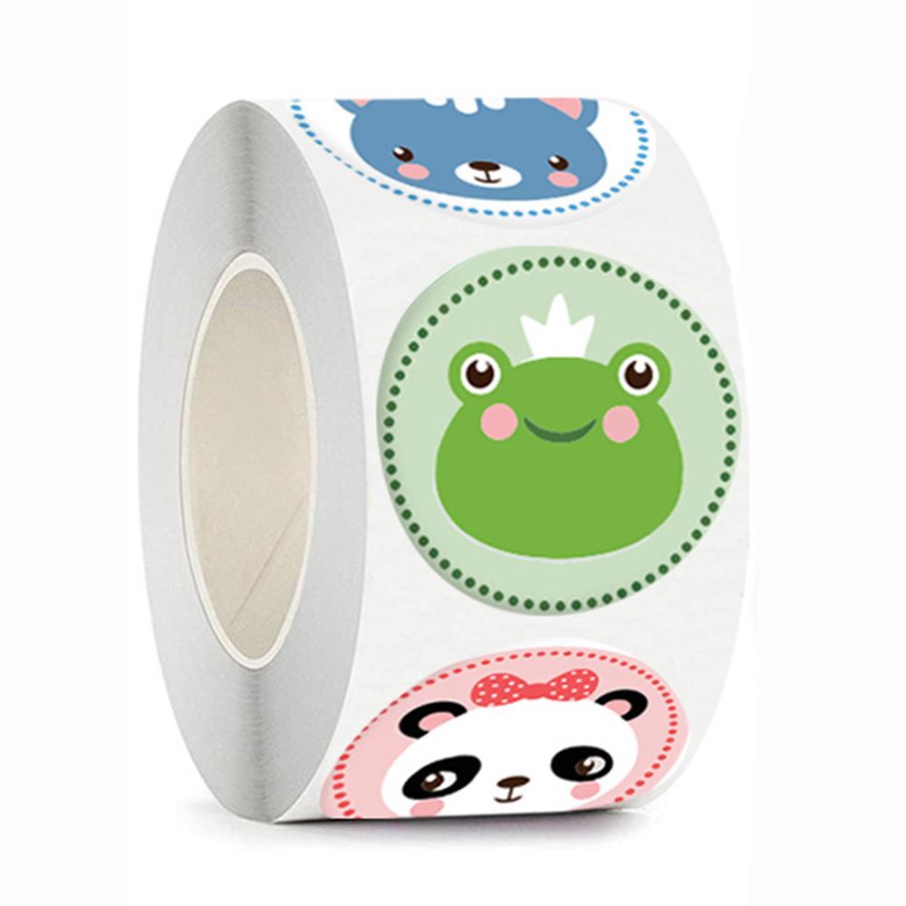 50-500pcs Cute Animal Pattern Stickers for Teachers Classroom Supplies Encouragement Motivational Sticker for Reward Kids