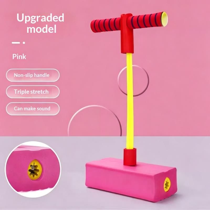 High-Jumping Frog Foam Toy Safe Rebound-Action Toy For Kids Ages 3–16 Outdoor Play Training Equipment Children'S Pogo Stick