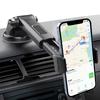 Car Cell Phone Holder Cellphone Mount for Dashboard Windshield Auto Dash Mobile iPhone Stand Support Clip Fit 4.7-7" Smartphone
