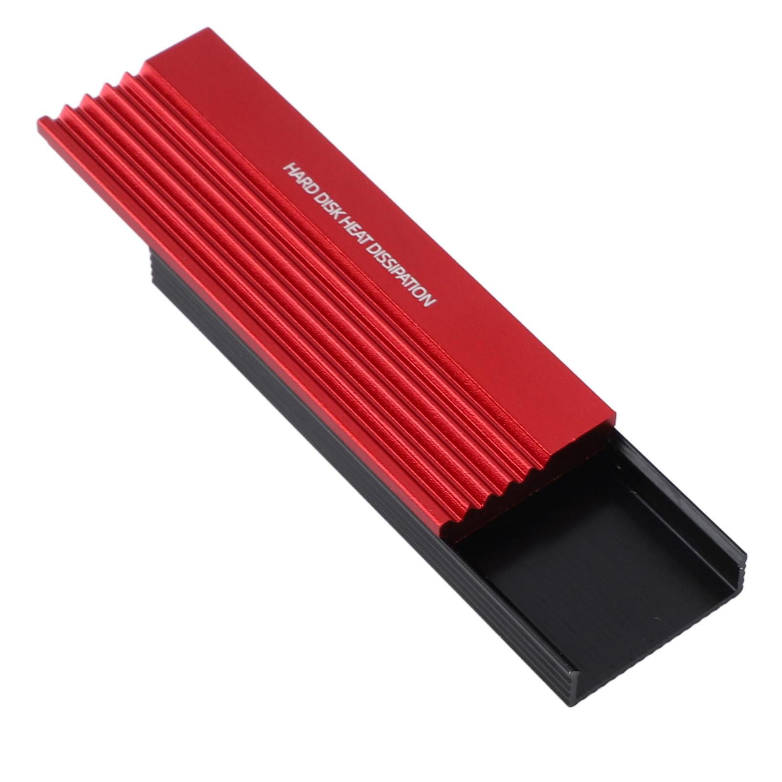 

M.2 Радиатор NVMe 2280 SSD Радиатор Двусторонний Компьютер ПК M2 SSD Кулер для 850 860 960 для 970 красный