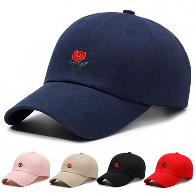 Spring Baseball Cap Personality Versatile Couple Embroidery Men And Women Sunscreen Fashion Rose Letter Hip Hop Ins Tide Hat Cap