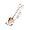 1pcs Stainless steel Shovel coffee spoon Set Scoop shovel Creative tea-spoon