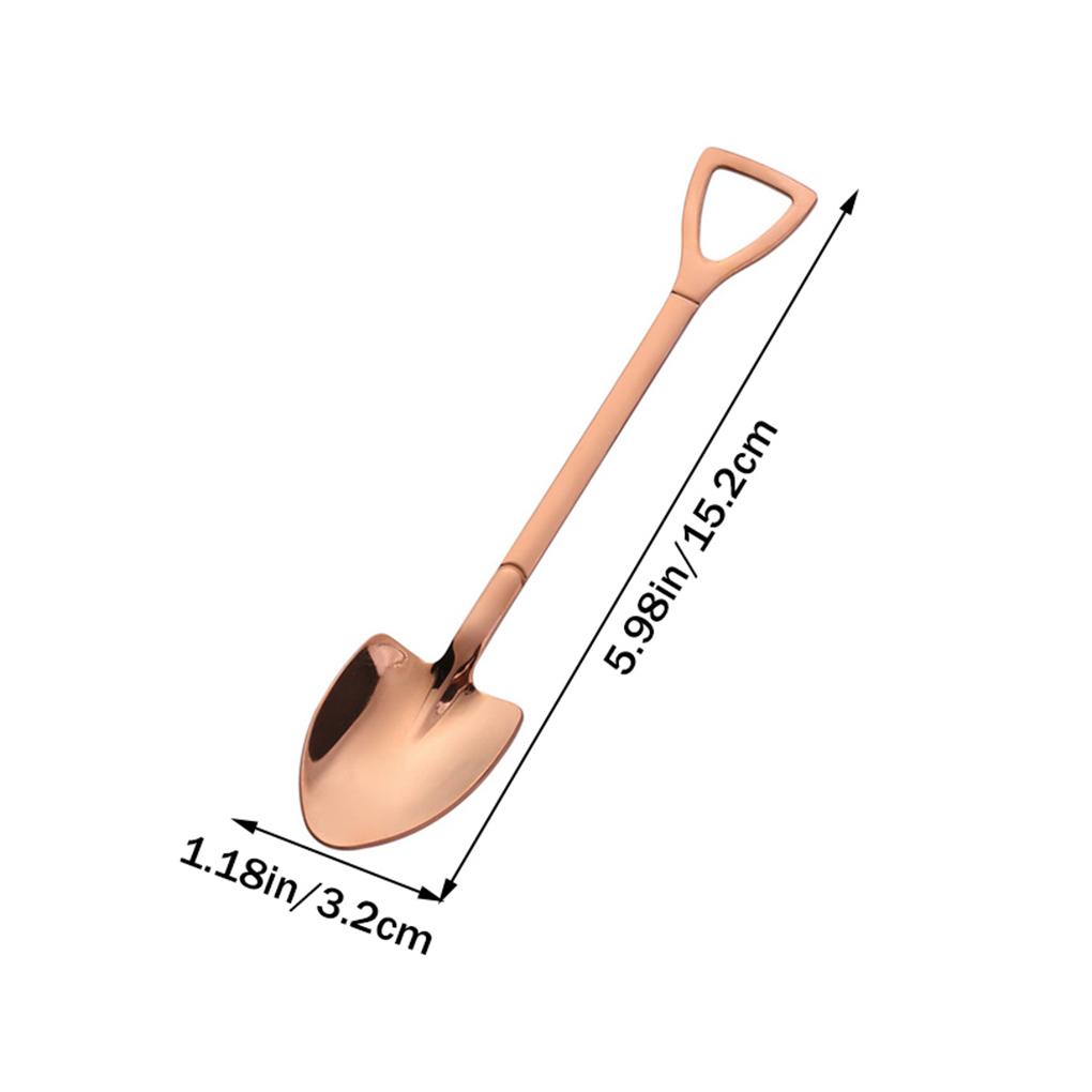 1pcs Stainless steel Shovel coffee spoon Set Scoop shovel Creative tea-spoon