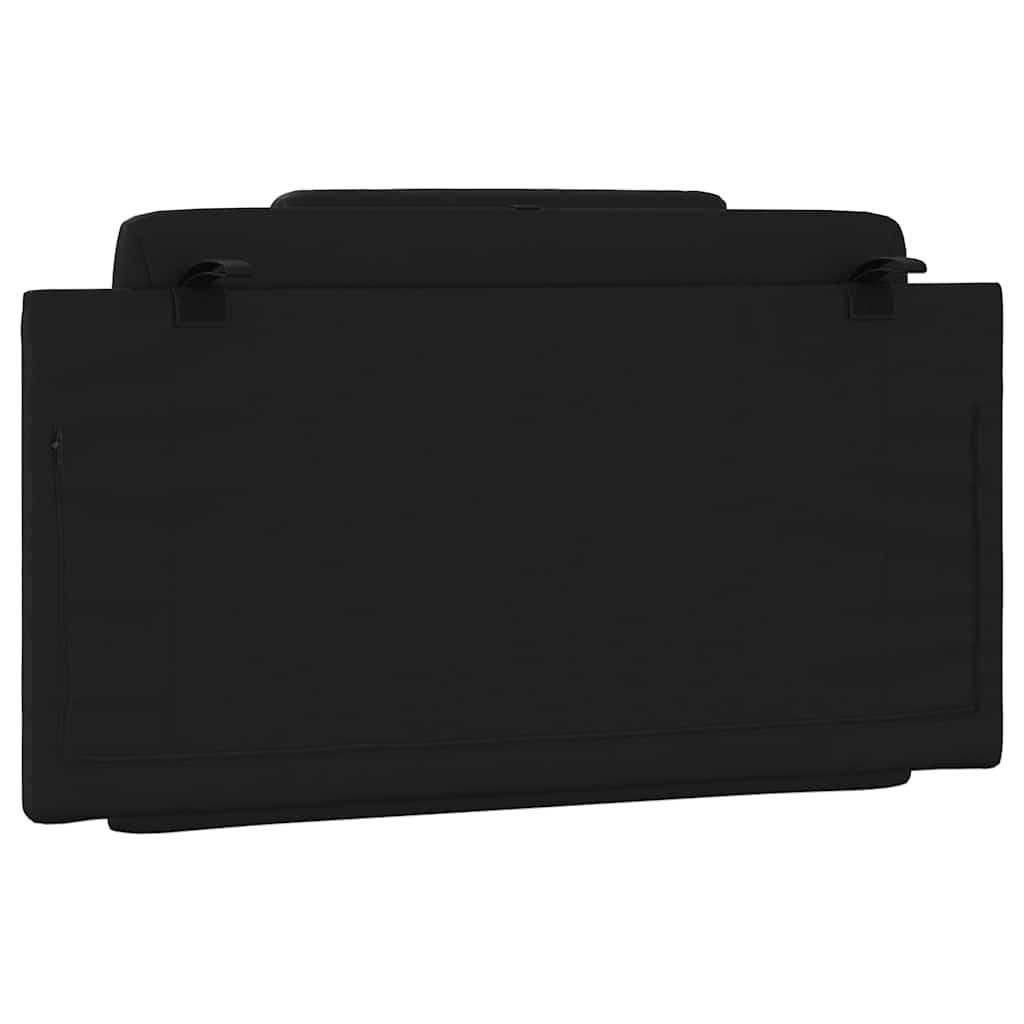 Vidaxl Poduszka Na Wezgłowie, Czarna, 100 Cm, Sztuczna Skóra