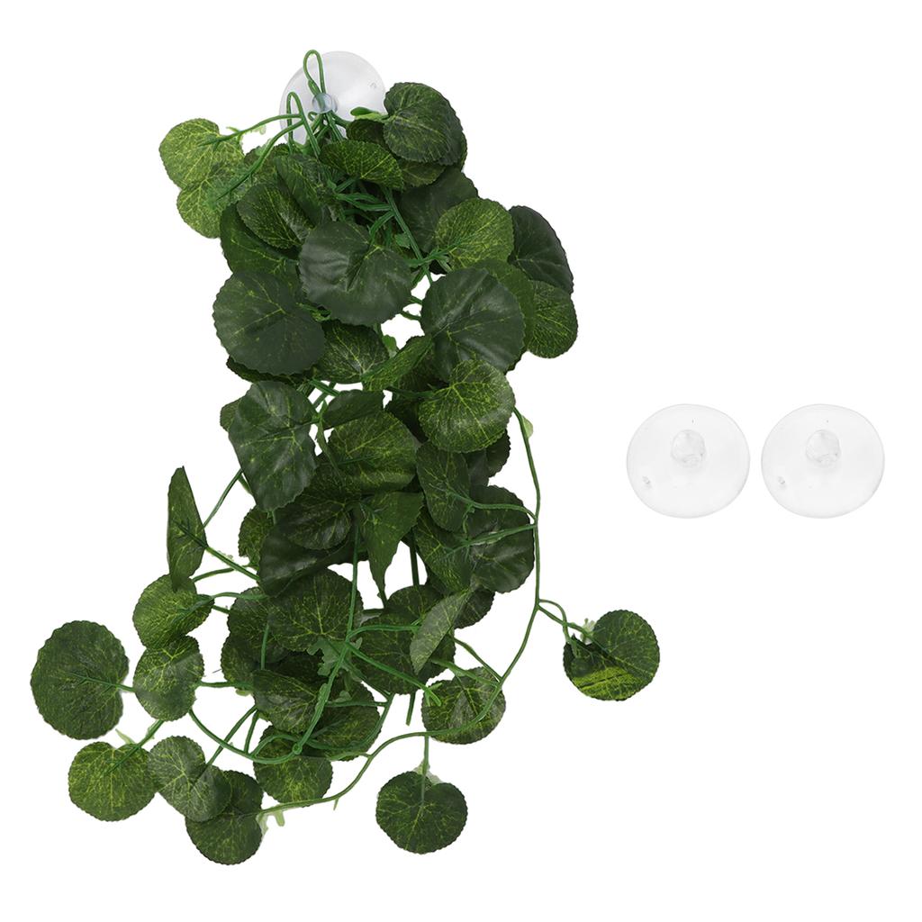 Reptile Simulation Plant Decorative Landscaping False Vine for Reptile Rainforest BoxNFF?83 Green