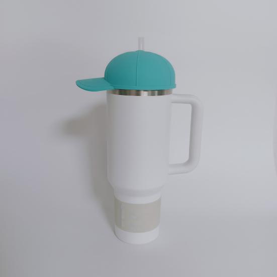 Baseballhette Kopplokk Silikon Baseballhette Beskyttelsesdeksel 3D Design Vanntett støvtett koppdeksel for hjemmekontor Restaurantoppbevaring