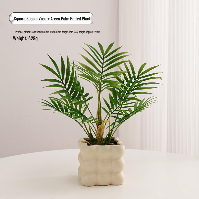 Nordic Indoor Desktop Bonsai: Artificial Green Plants for Office Decoration