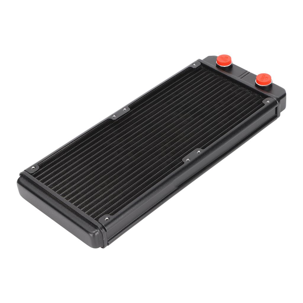 Chłodnica Wodna 18 Rurek Test Ciśnieniowy 1bar Chłodzenie Wodne CPU z Gwintem G1 4 do Montażu Wentylatora 12cm