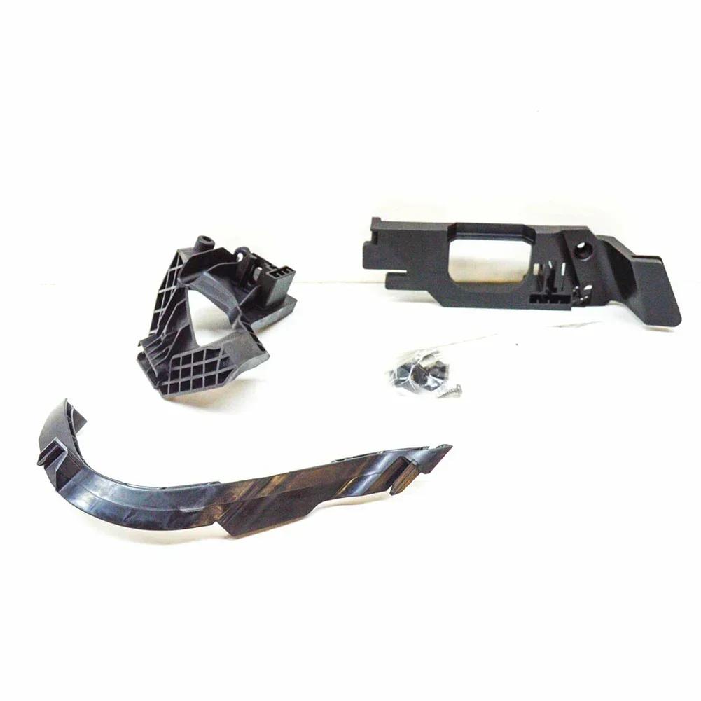 Newest 1pcs Black Abs Front Left Headlight Bracket For BMW For For X6 OEM Number 63117395523 Replacement  Car Accessories