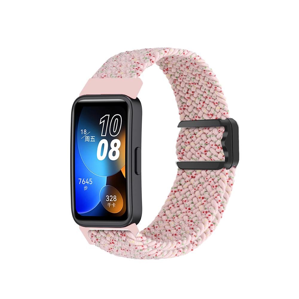 For Huawei Band 8 9 10 Watch Strap Accessories Wristband Elastic Magnetic Nylon Braided Belt Bracelet Correa Huawei 9 Band