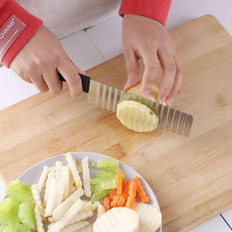 Kuchyňský nerezový kráječ na bramborové lupínky Oloupejte bramboru Nakrájejte hranolky Domácí kuchyňský nůž