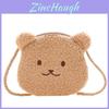 2021 New Sheepskin Children's Coin Purse Cute Girls' Shoulder Bag Trendy Single-shoulder Bag