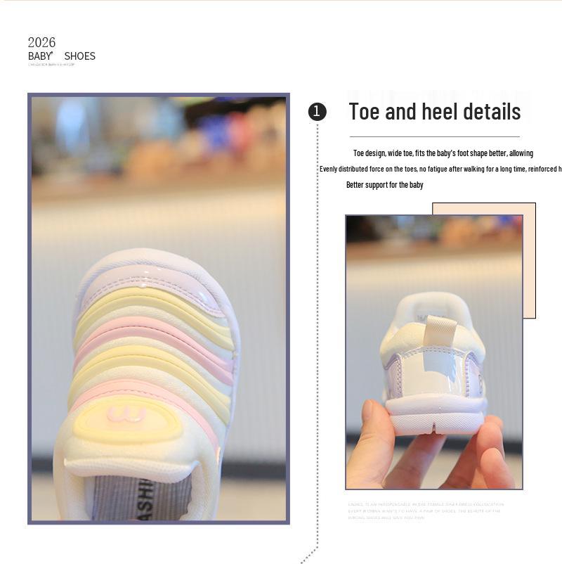 Spring Infant Caterpillar Walking Shoes: Breathable, Soft Sole, Lightweight, for Boys & Girls Ages 1-3