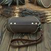 Retro Key Pouch Faux Leather Key Bag Mini Wallet Zipper Closure Belt Key Pouch for Home Bicycle Car Keys Men Women