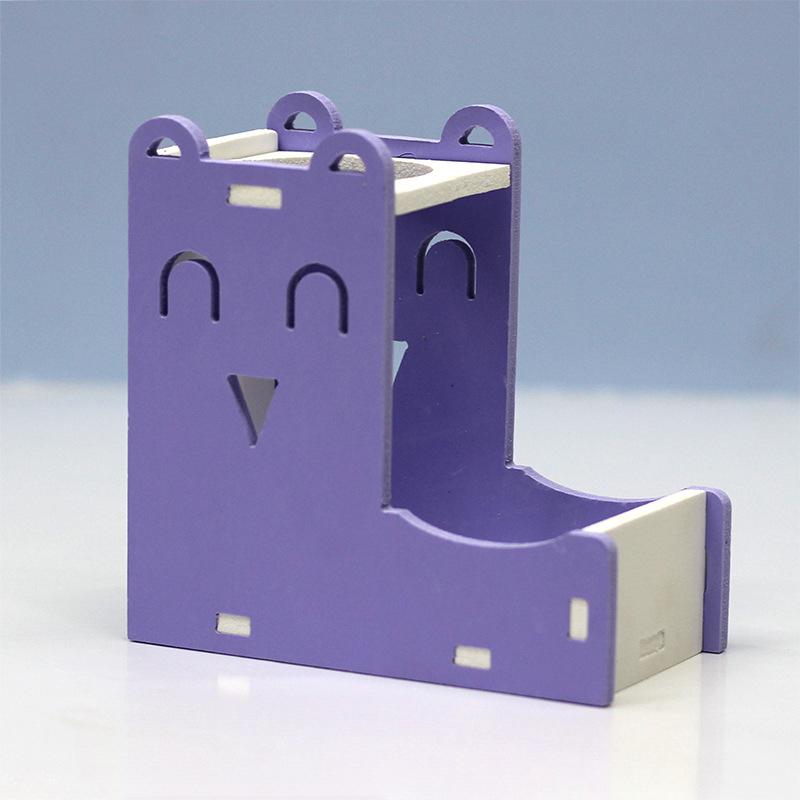 

Hamster Water Bottle Holder Hanging Food Bowl Feeder Water Drinking Bottle Sturdy Small Pet Bottle Holder Pet Supplies фиолетовый