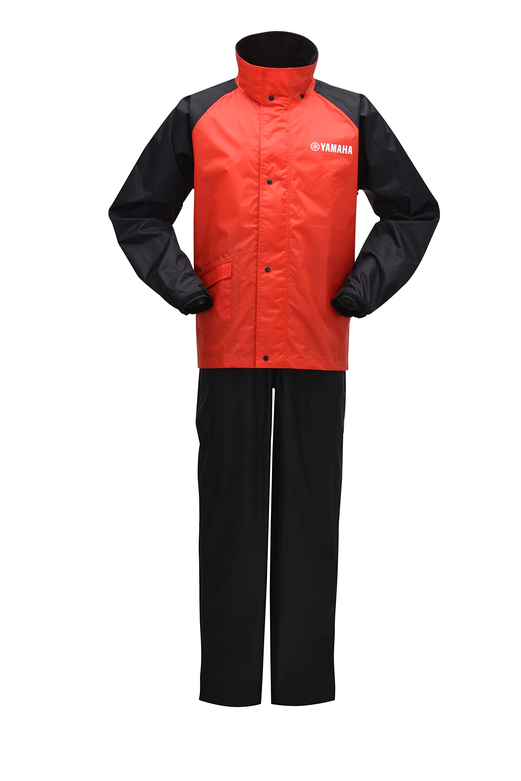

Yamaha Motor YAR32 Motorcycle Rain Size Rain 90792R058M Suit, Separate, Cybertex, Red, M, Waterproof, Gear,
